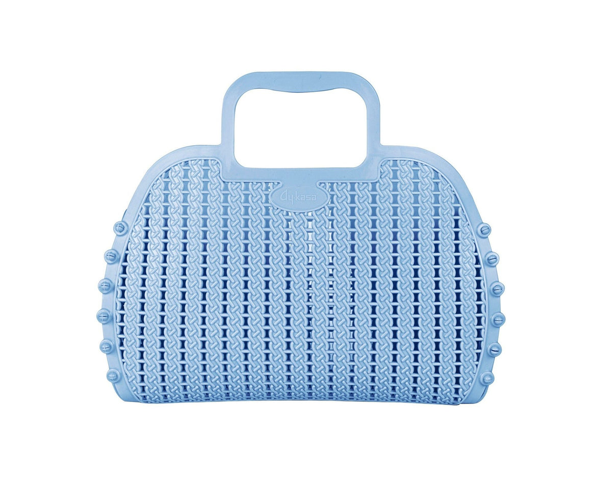 Aykasa faltbare Mini-Tasche in Babyblau, gefaltet