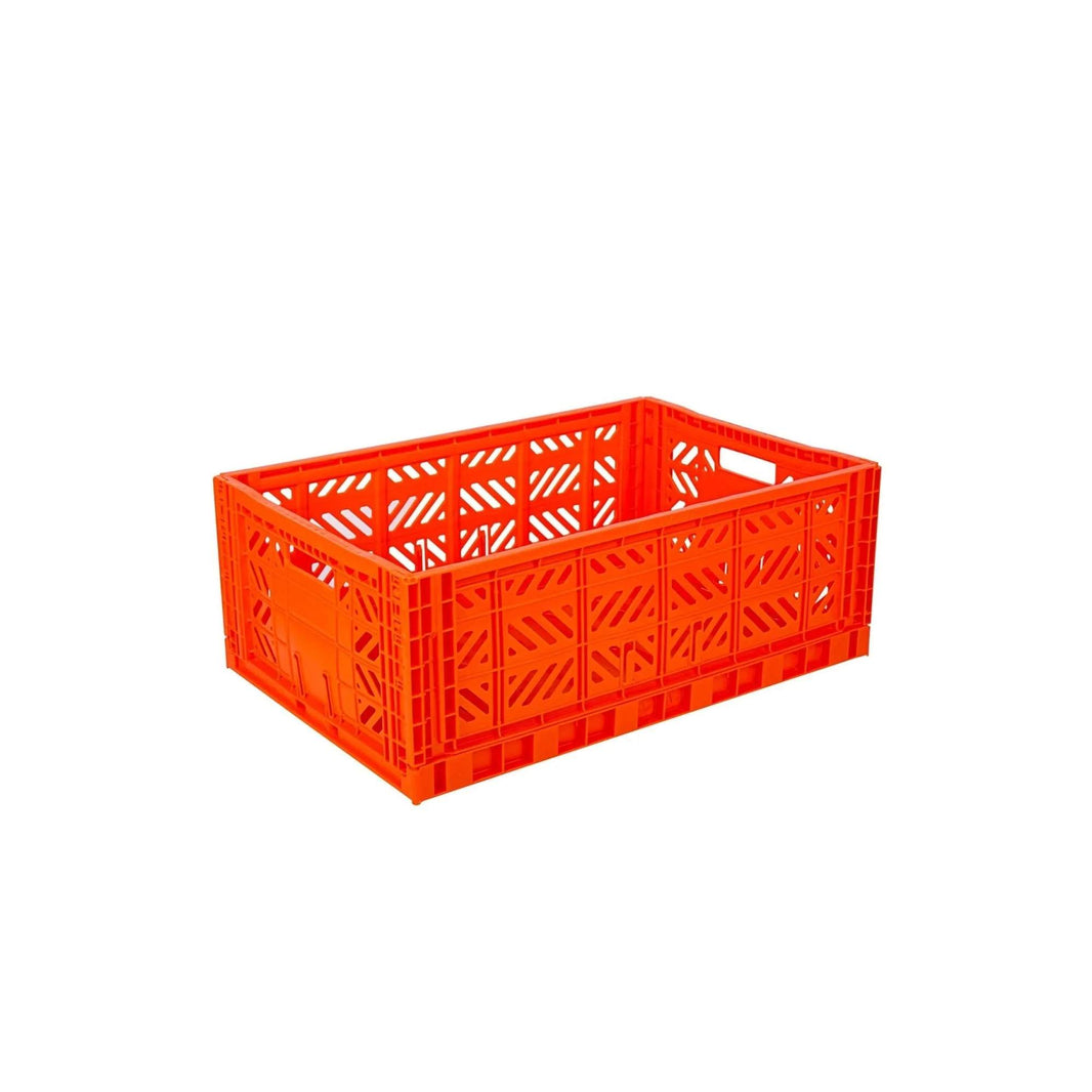 Aykasa Maxi foldable crate in Orange