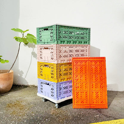 Faltbare Kiste - Maxi - 60 x 40 x 22cm - recycelter Plastik - Aykasa