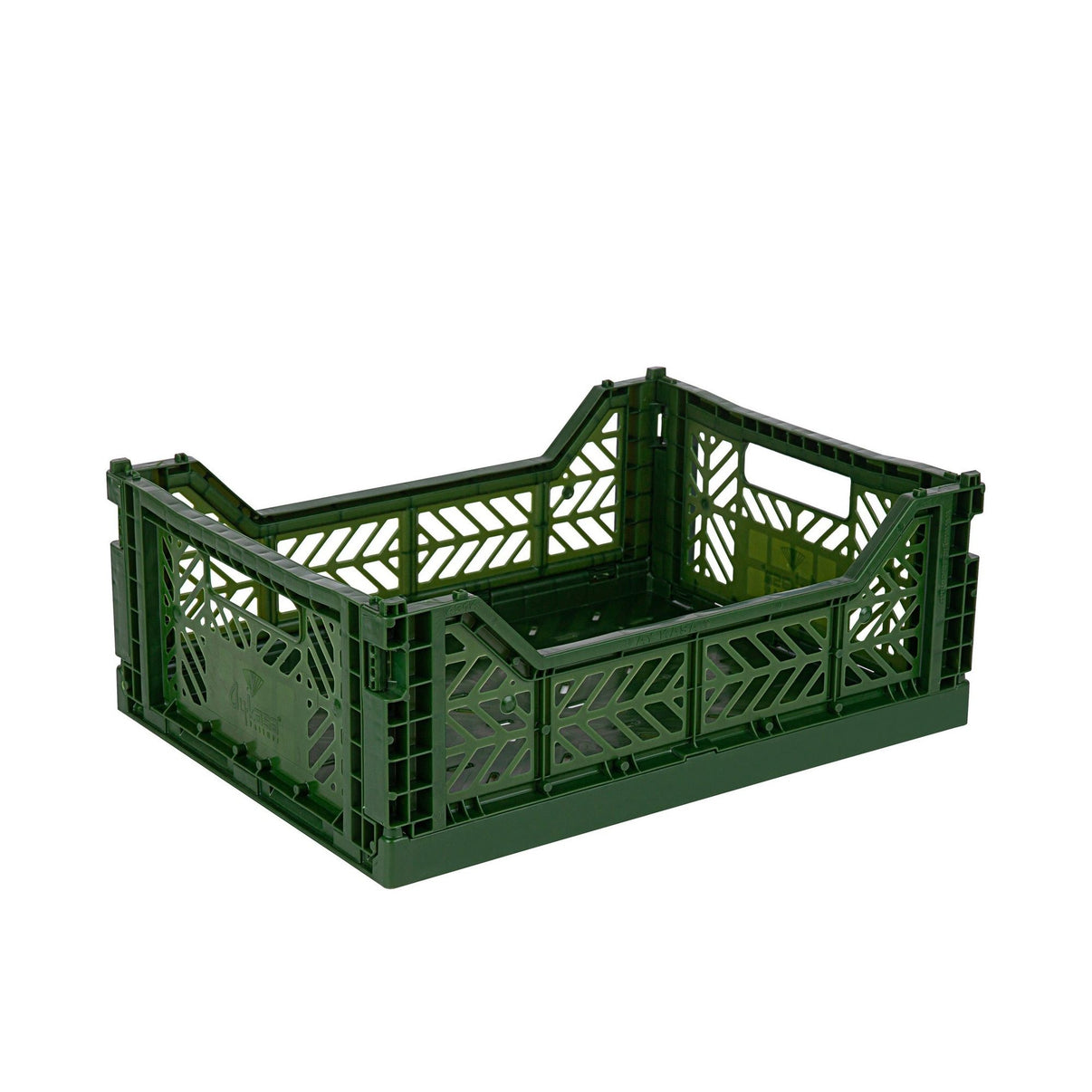 Aykasa Midi foldable crate in Khaki