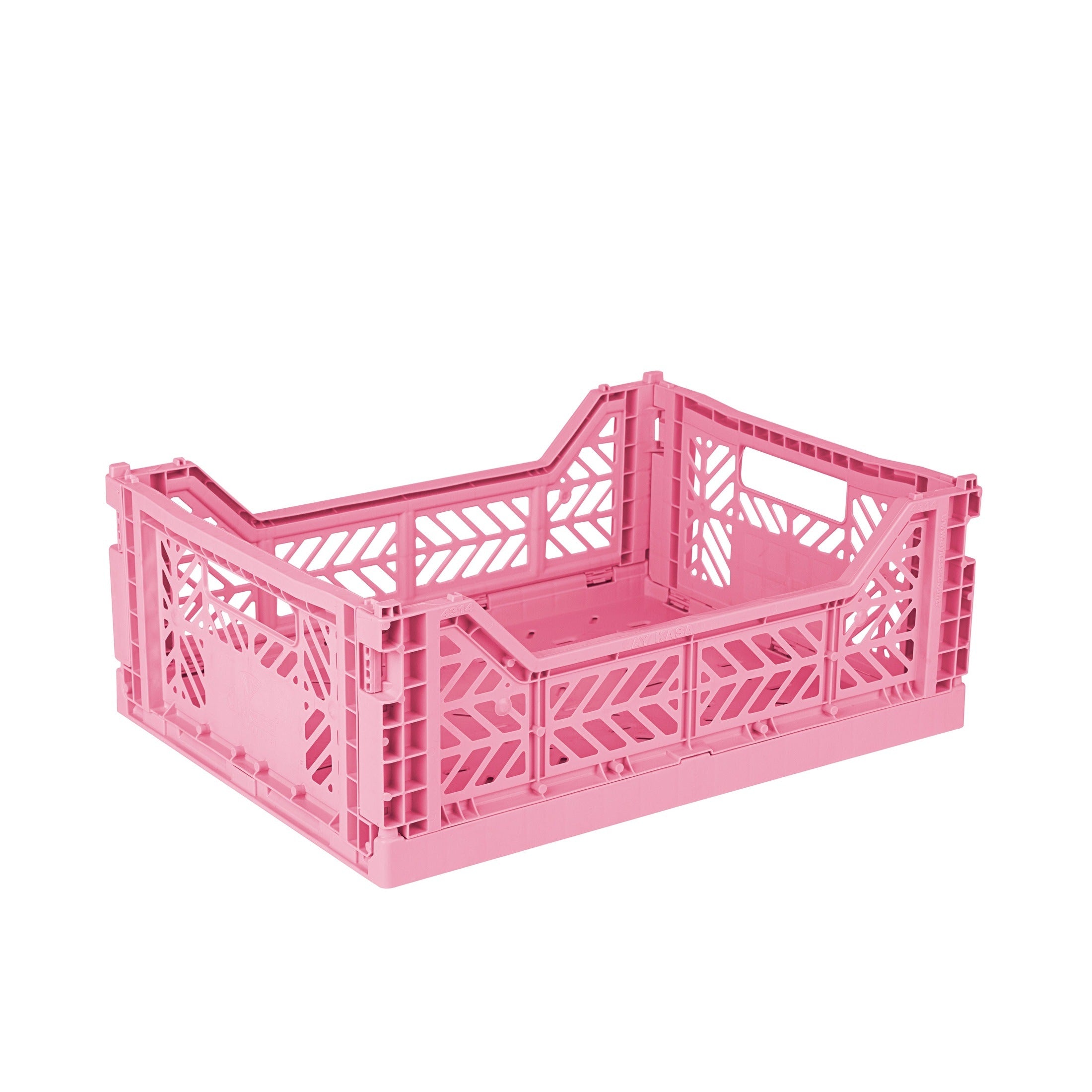 Aykasa Midi foldable crate in Baby Pink