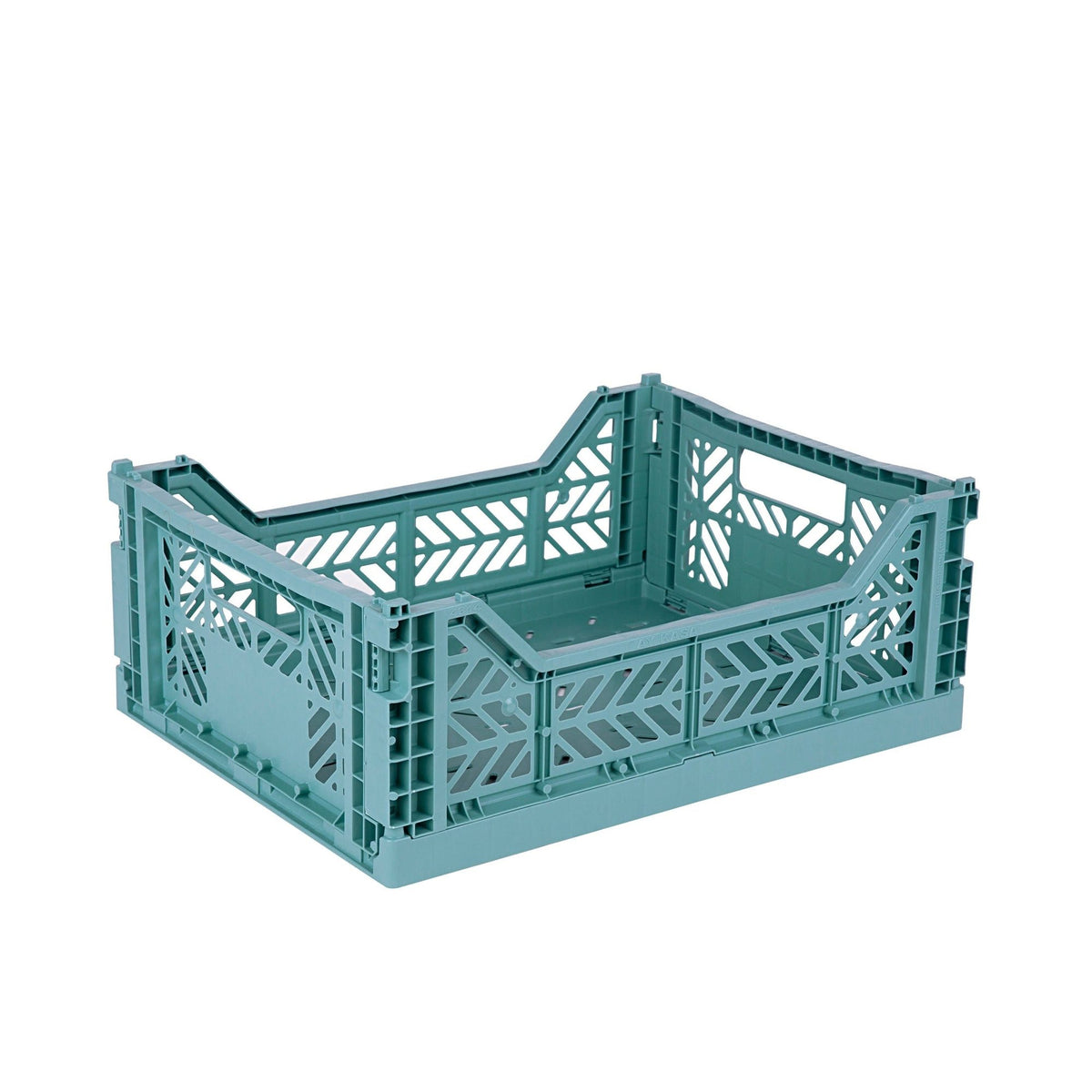 Aykasa Midi foldable crate in Teal