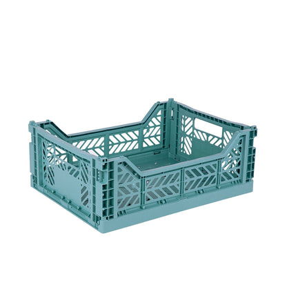 Aykasa Midi foldable crate in Teal