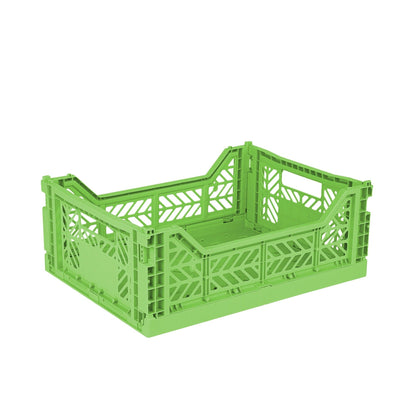 Foldable Crate - Midi - 40 x 30 x 14.5cm - recycled plastic - Aykasa