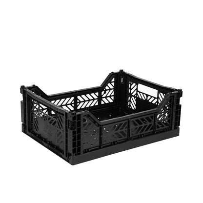 Foldable Crate - Midi - 40 x 30 x 14.5cm - recycled plastic - Aykasa