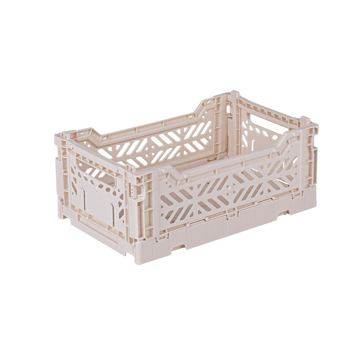 Aykasa Mini foldable crate in Coconut Milk