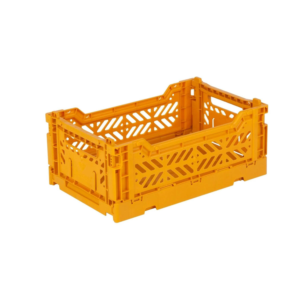 Aykasa Mini foldable crate in Mustard