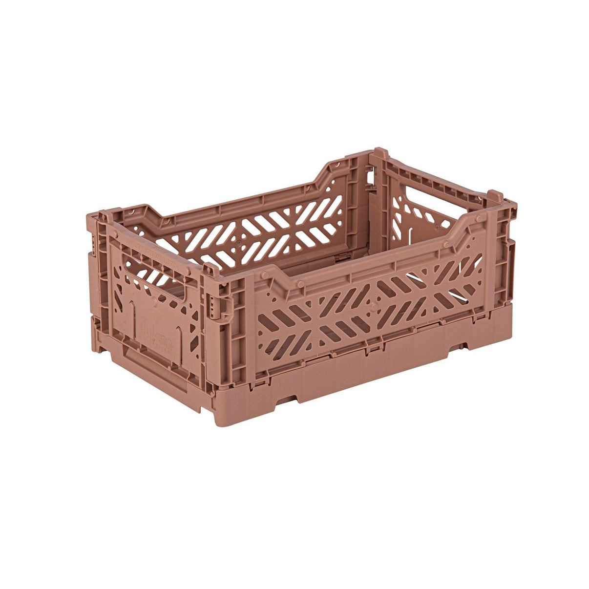 Aykasa Mini foldable crate in Warm Taupe