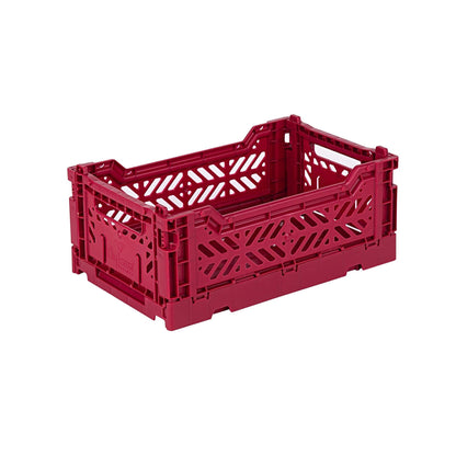 Aykasa Mini foldable crate in Chilli Pepper