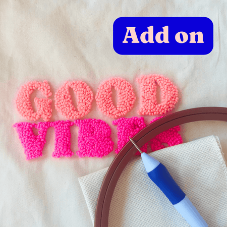 Freund*in Add on - Punch Needle Taschen Set - Craftinglove