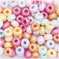 Glasperlen - 8x5,5mm - chalk terra - pastell - Rico Design
