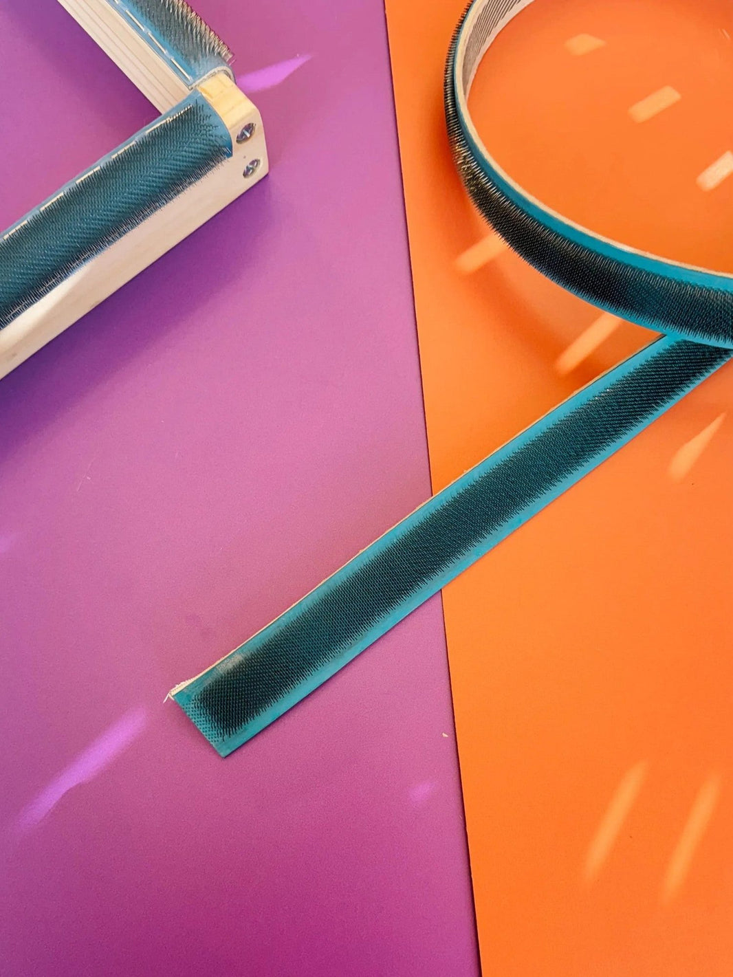 Craftinglove gripper strips for punch needle frames, detail