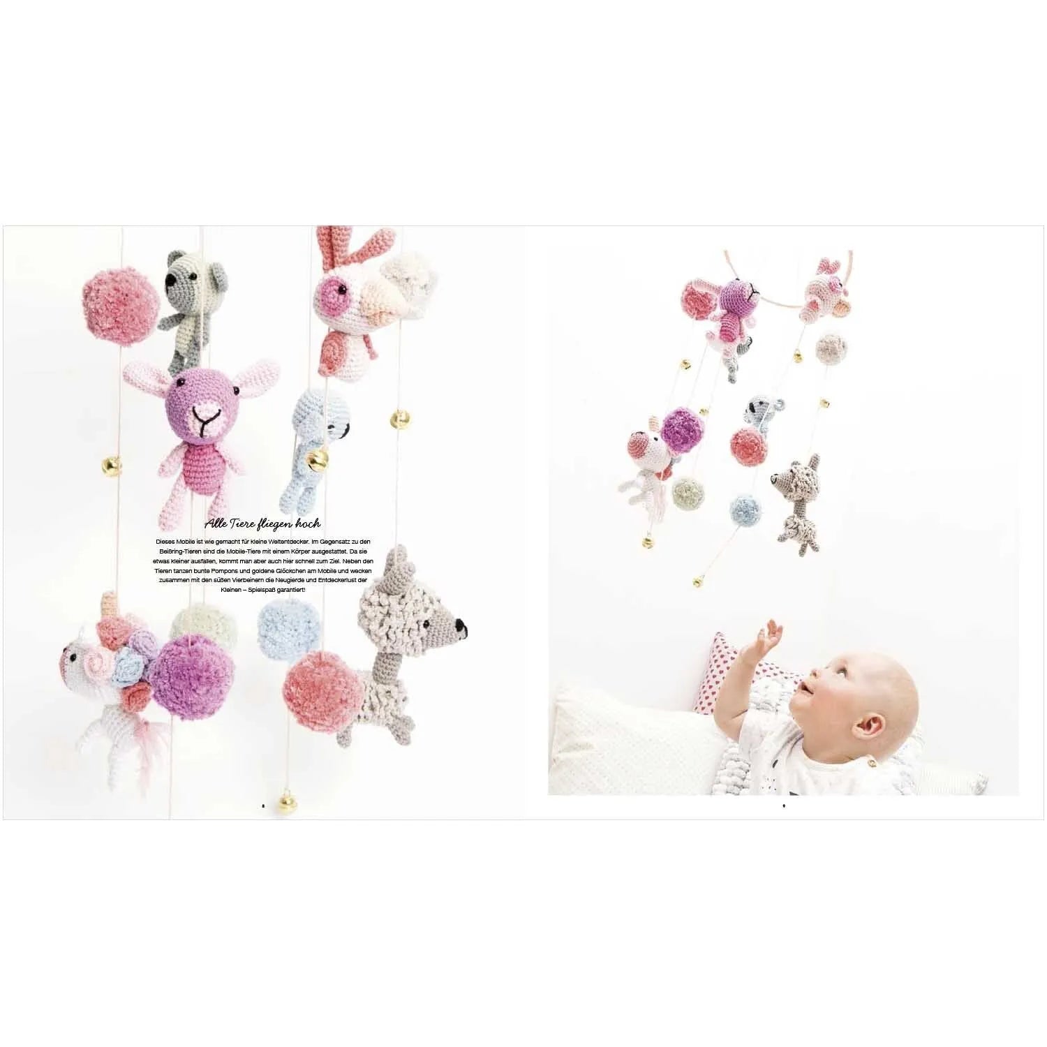 Ricorumi Häkelbuch 'Baby Animals' auf Deutsch von Rico Design