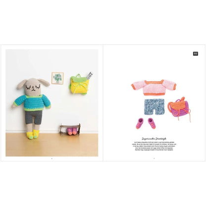 Ricorumi crochet book 'Dress me' in German by Rico Design