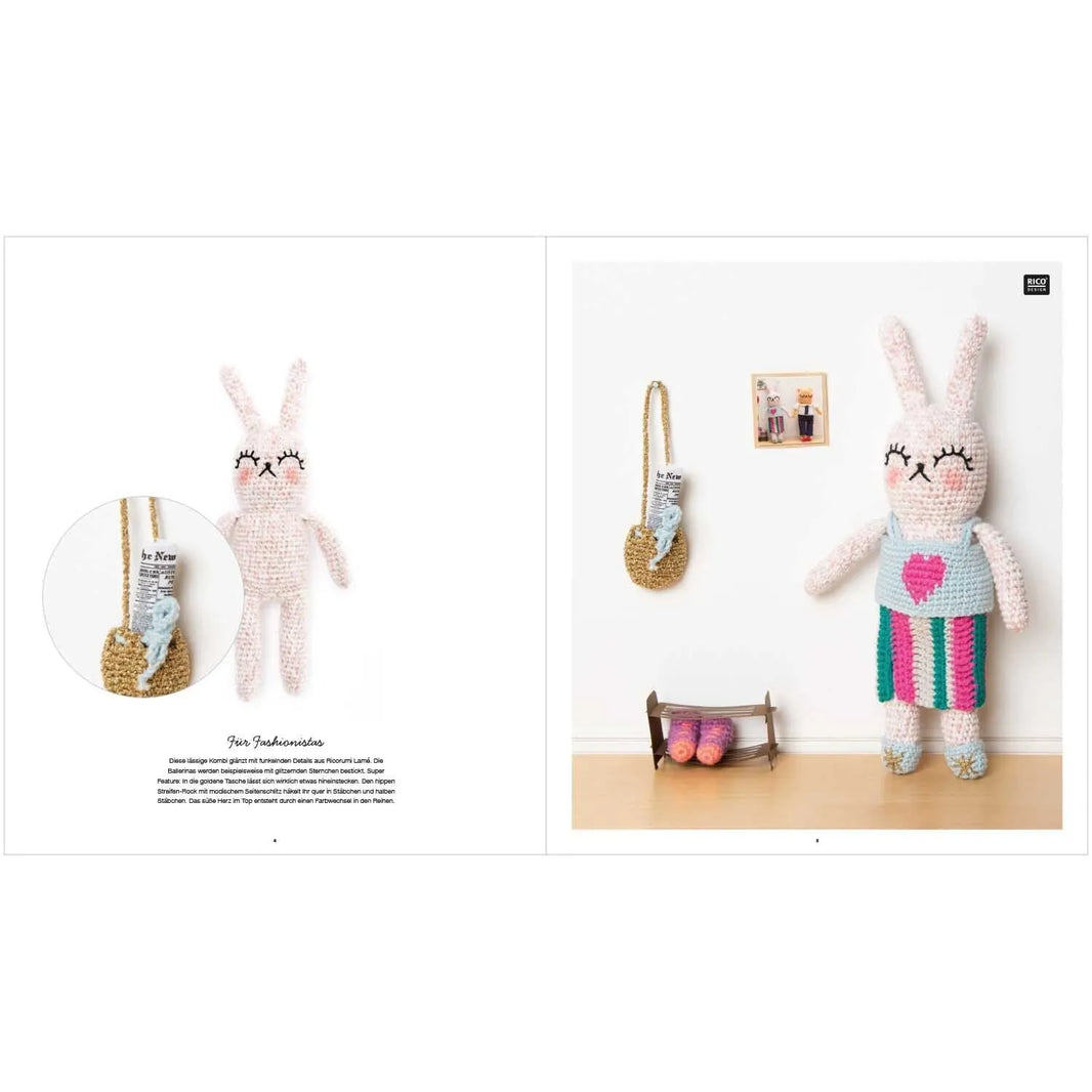 Ricorumi crochet book 'Dress me' in German by Rico Design