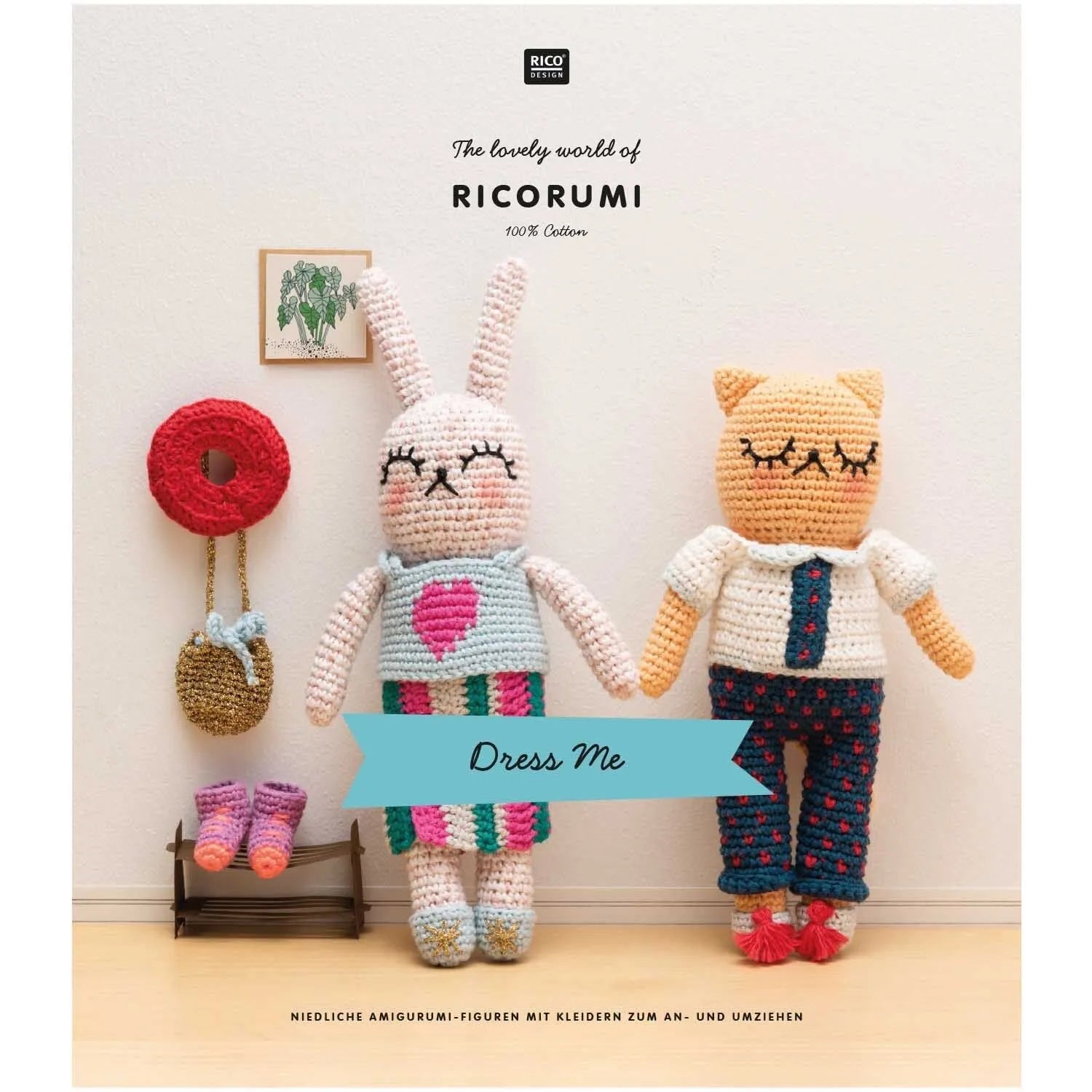 Ricorumi crochet book 'Dress me' in German by Rico Design