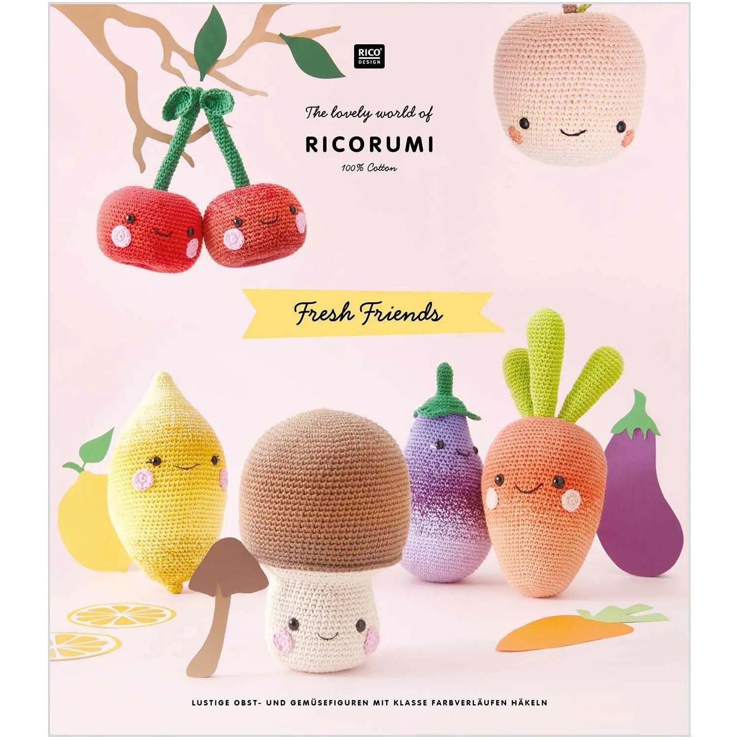 Ricorumi Häkelbuch 'Fresh Friends' auf Deutsch von Rico Design