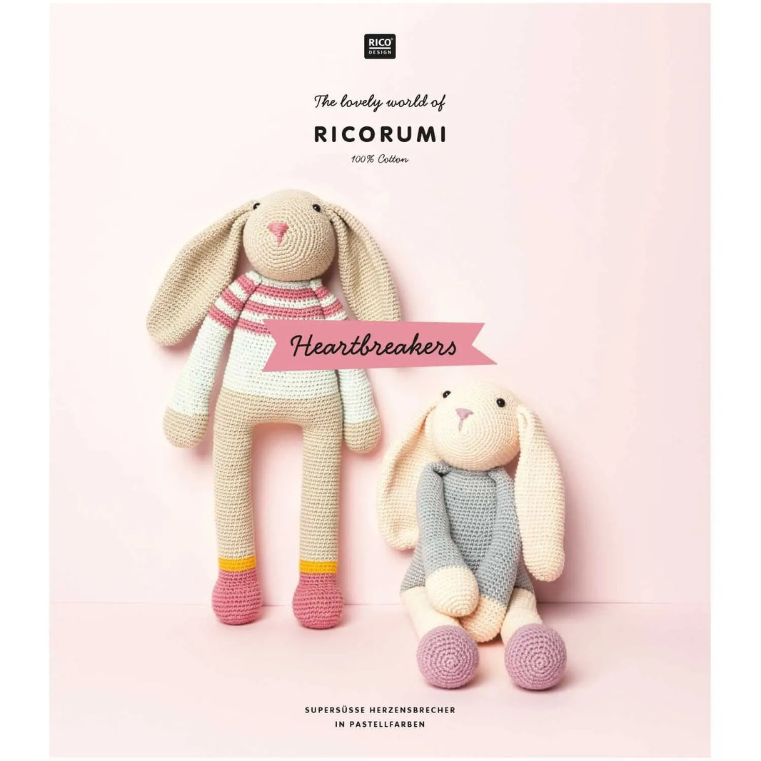 Ricorumi crochet book 'Heartbreackers' in German by Rico Design