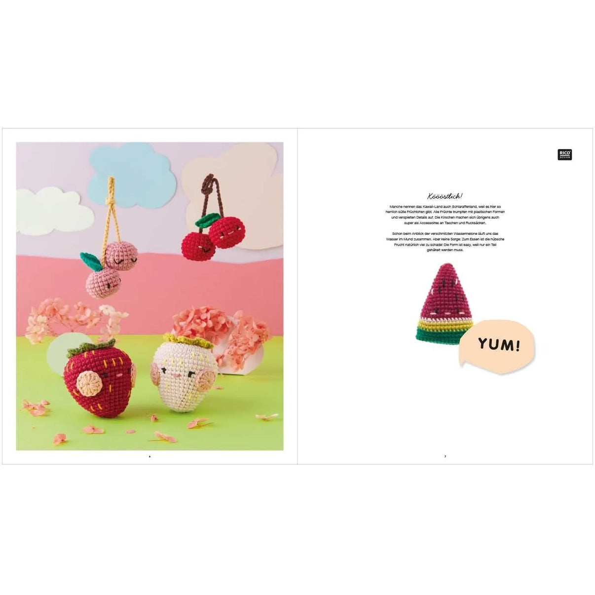 Ricorumi Häkelbuch 'Kawaii' auf Deutsch von Rico Design