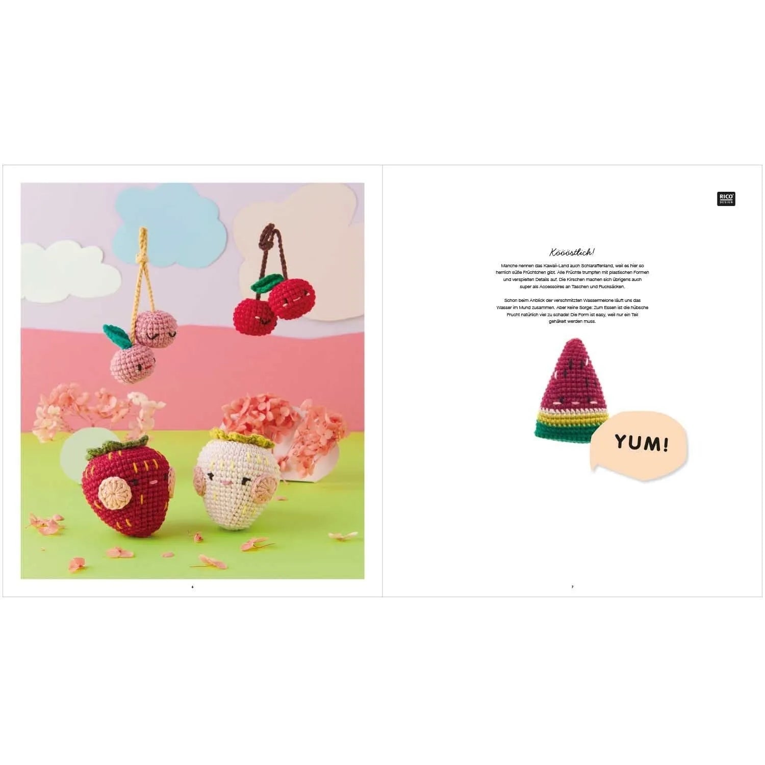 Ricorumi Häkelbuch 'Kawaii' auf Deutsch von Rico Design