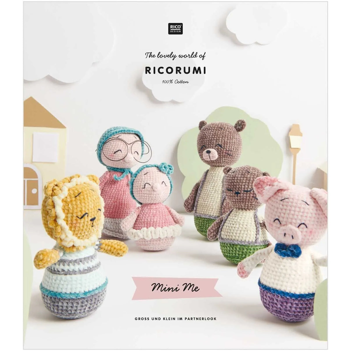 Ricorumi Häkelbuch 'Mini Me' auf Deutsch von Rico Design