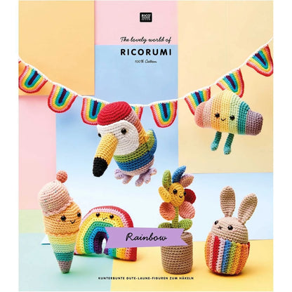 Ricorumi Häkelbuch 'Rainbow' auf Deutsch von Rico Design