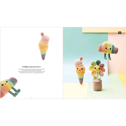 Ricorumi Häkelbuch 'Rainbow' auf Deutsch von Rico Design