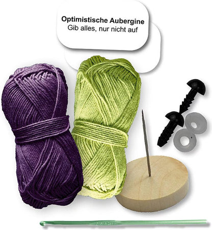 Emotional Support Veggies Aubergine, gestyltes Foto