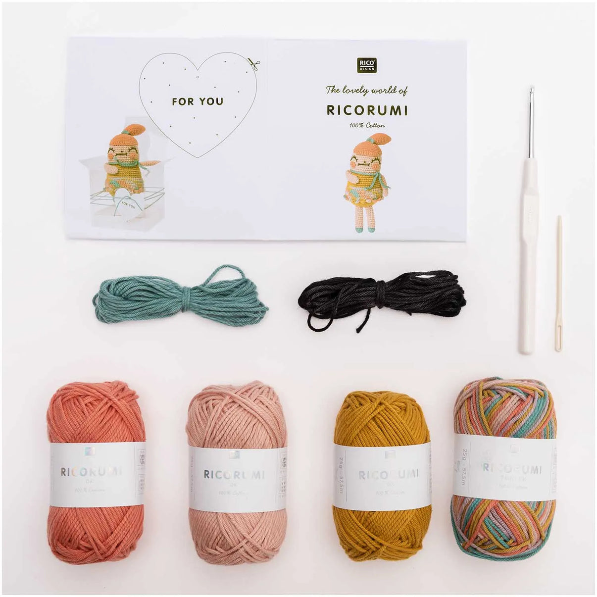 Ricorumi Häkelset für ein Crazy Cute Family Girl von Rico Design