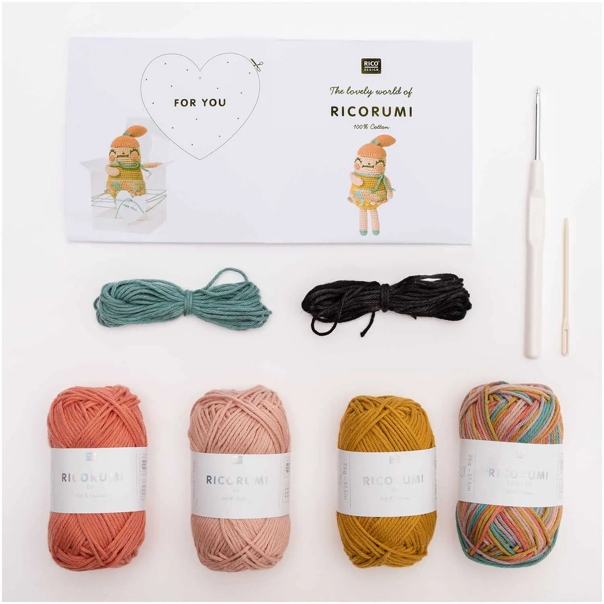 Ricorumi Häkelset für ein Crazy Cute Family Girl von Rico Design