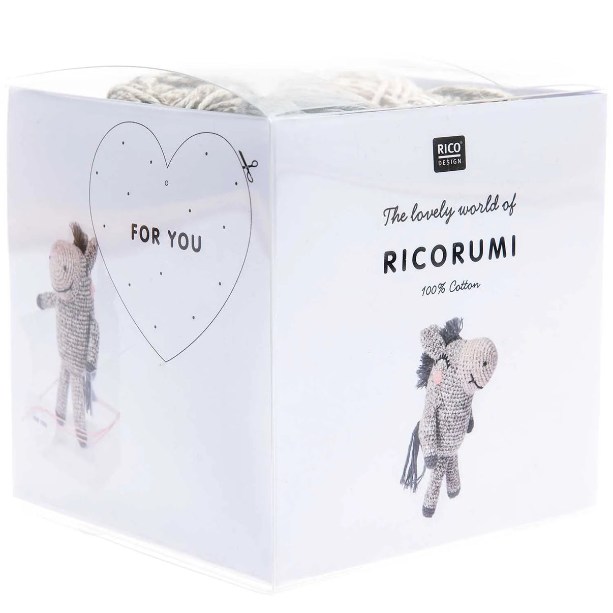 Ricorumi Häkelset für ein Donkey-Amigurumi von Rico Design