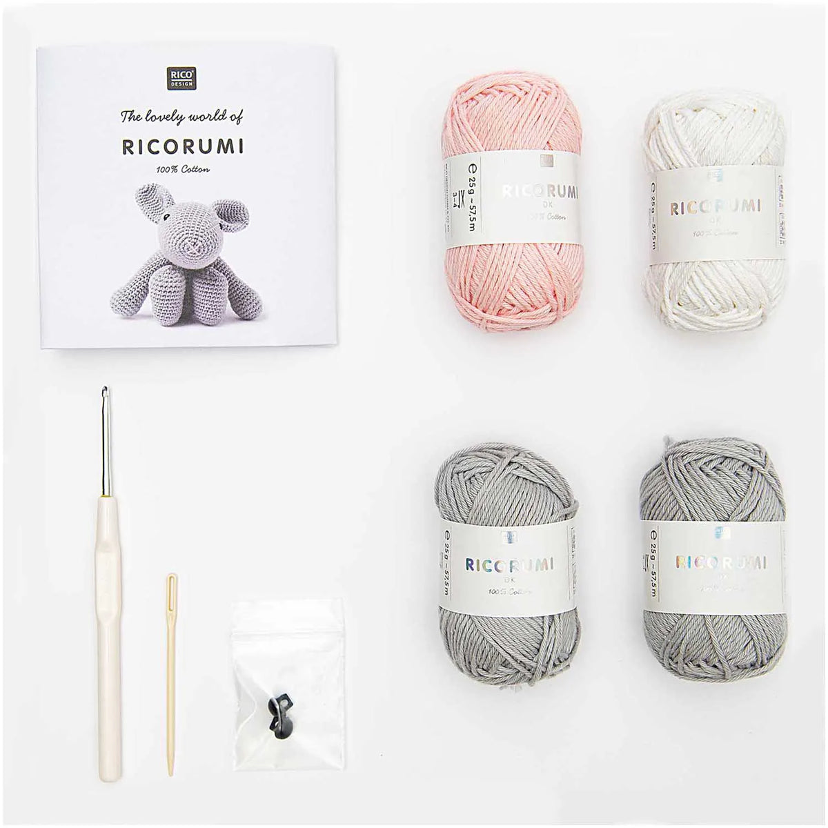 Ricorumi Häkelset für ein Hase-Amigurumi von Rico Design