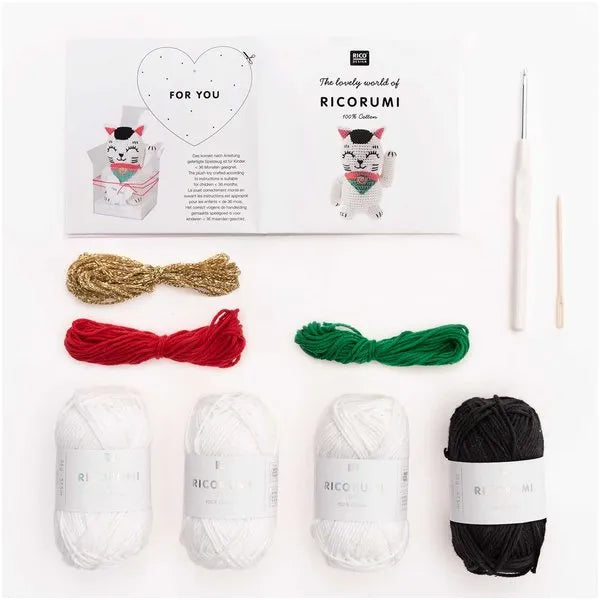 Ricorumi Häkelset für ein Lucky Cat von Rico Design