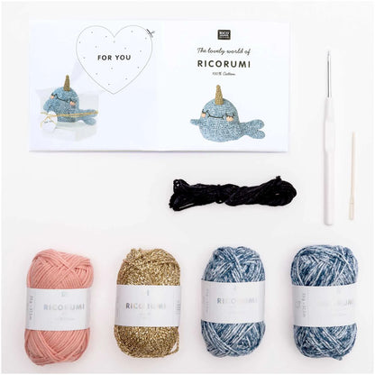 Ricorumi Häkelset für ein Narwahl- Creative Ricorumi von Rico Design