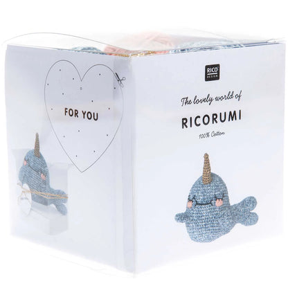 Ricorumi Häkelset für ein Narwahl- Creative Ricorumi von Rico Design