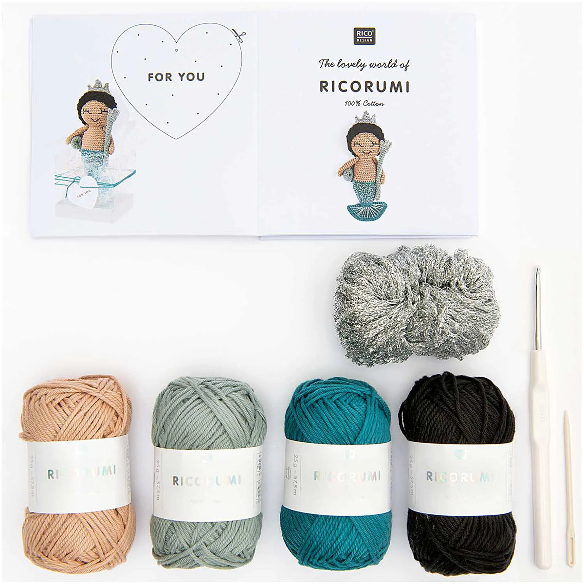 Ricorumi Häkelset für ein Neptun-Amigurumi von Rico Design