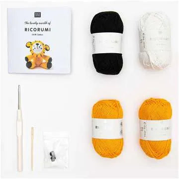 Ricorumi Häkelset für ein Tiger-Amigurumi von Rico Design