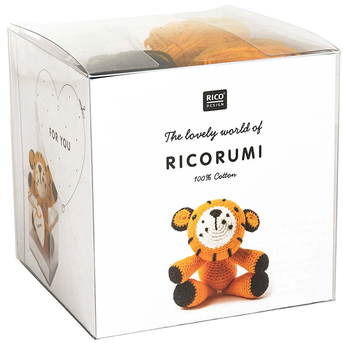 Ricorumi Häkelset für ein Tiger-Amigurumi von Rico Design