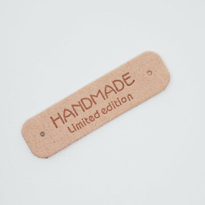 Handmade Label - Lederimitat - 5,5x1,5cm