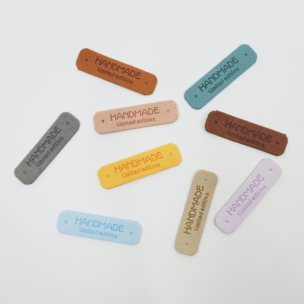 Handmade Label - Lederimitat - 5,5x1,5cm