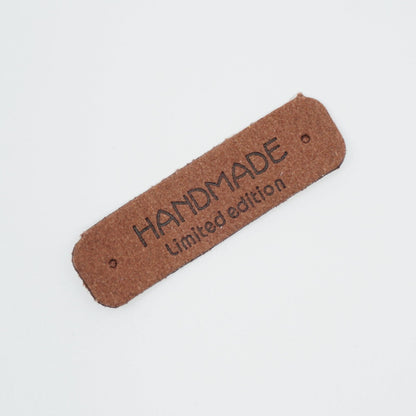 Handmade Label - Lederimitat - 5,5x1,5cm