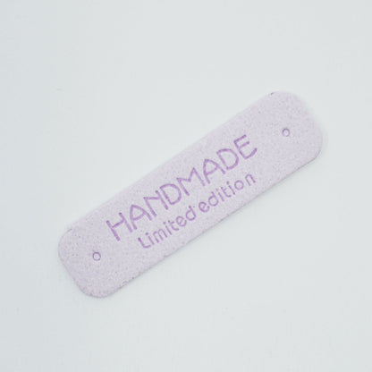 Handmade Label - Lederimitat - 5,5x1,5cm