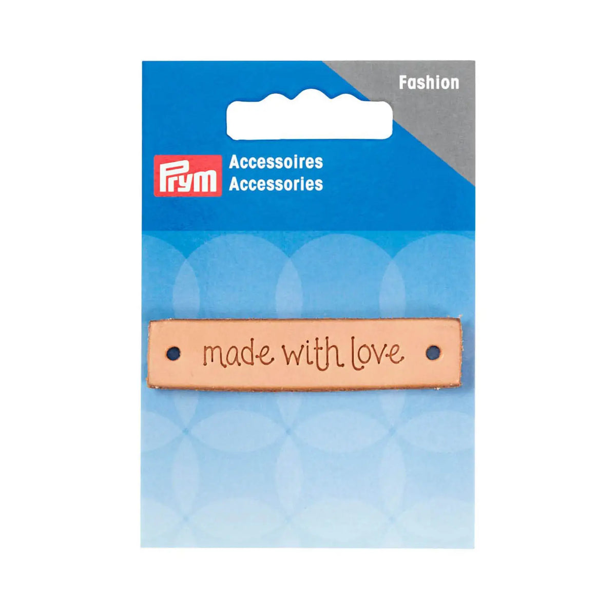 Prym Made-with-Love Lederlabel, rechteckig