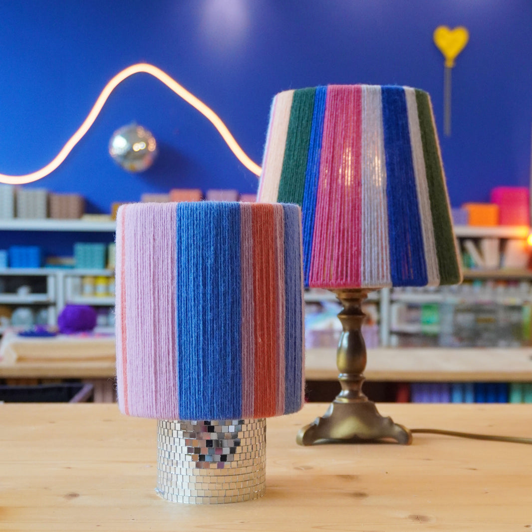 Lampenschirm wickeln - Craftingclub Event