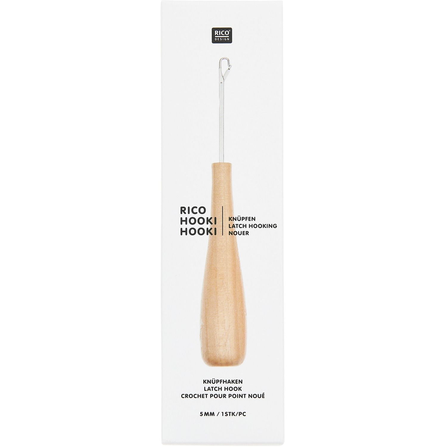 Rico Hooki 5mm latch hook, full tool view