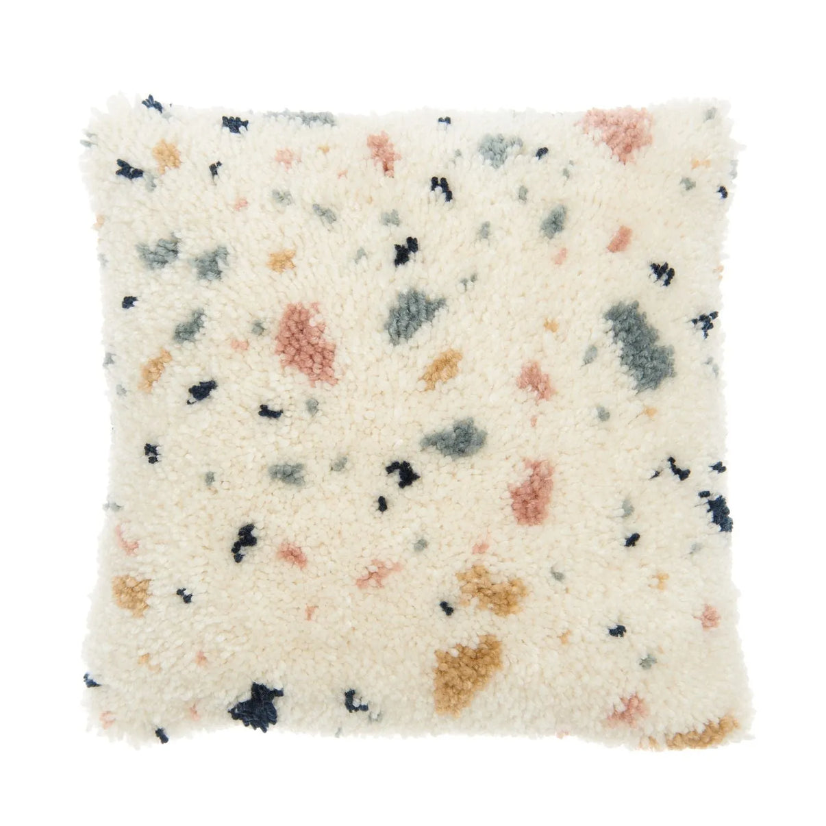 Knüpfteppich-Set, Motiv Terrazzo-Kissen, von Rico Design