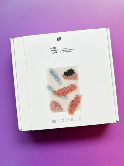 Knüpfteppich-Set, Motiv Steine, von Rico Design