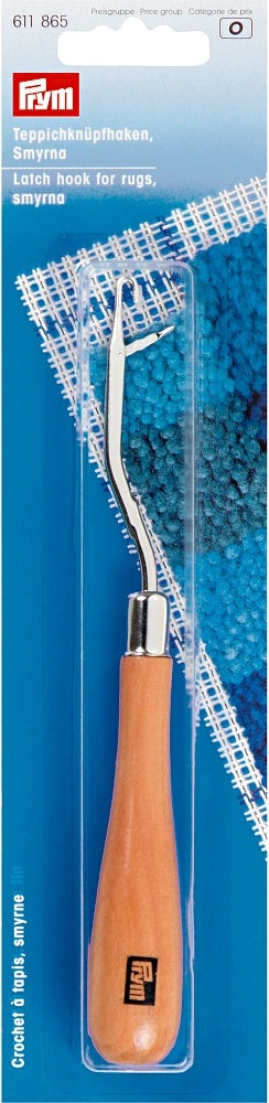 Prym latch hook for smyrna rug making