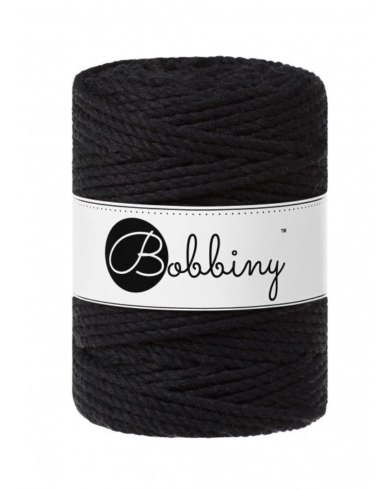 Macrame 3ply Rope - 5mm - 100m - cotton - Bobbiny