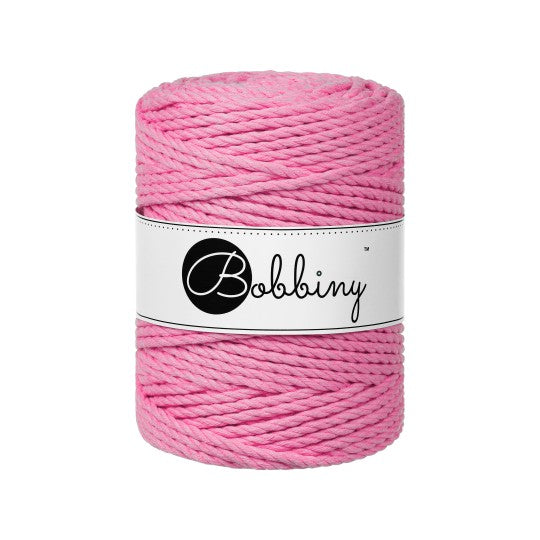 Macrame 3ply Rope - 5mm - 100m - cotton - Bobbiny